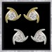 E142G Forever Gold Plated Crystal Galaxy Stud Earrings102881